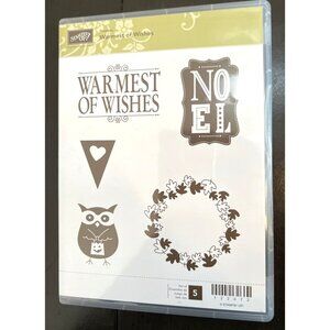 Stampin Up! Warmest Of Wishes Rubber Stamp Set 122672